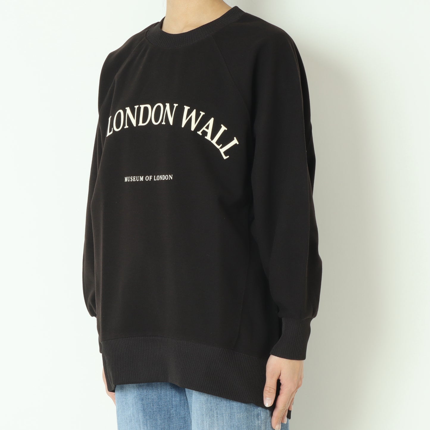 圧縮起毛ロゴラグランチュニック 244JW0751