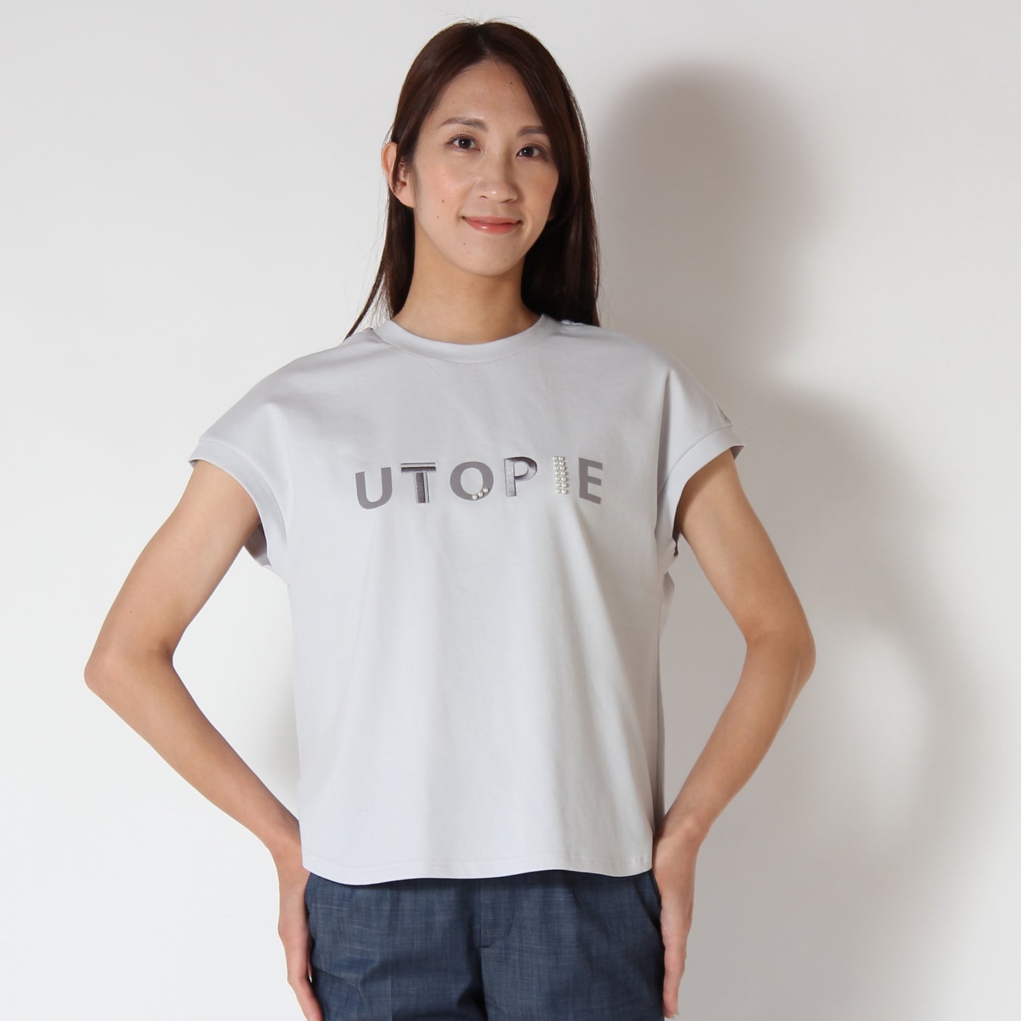 UTOPIEロゴパールTシャツ 7311010