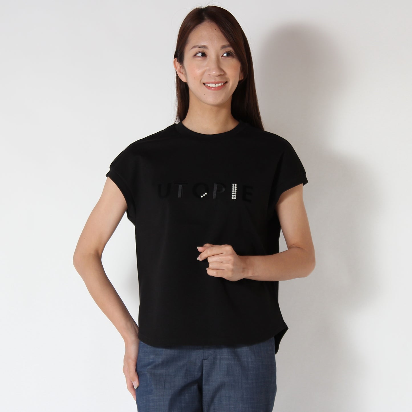 UTOPIEロゴパールTシャツ 7311010