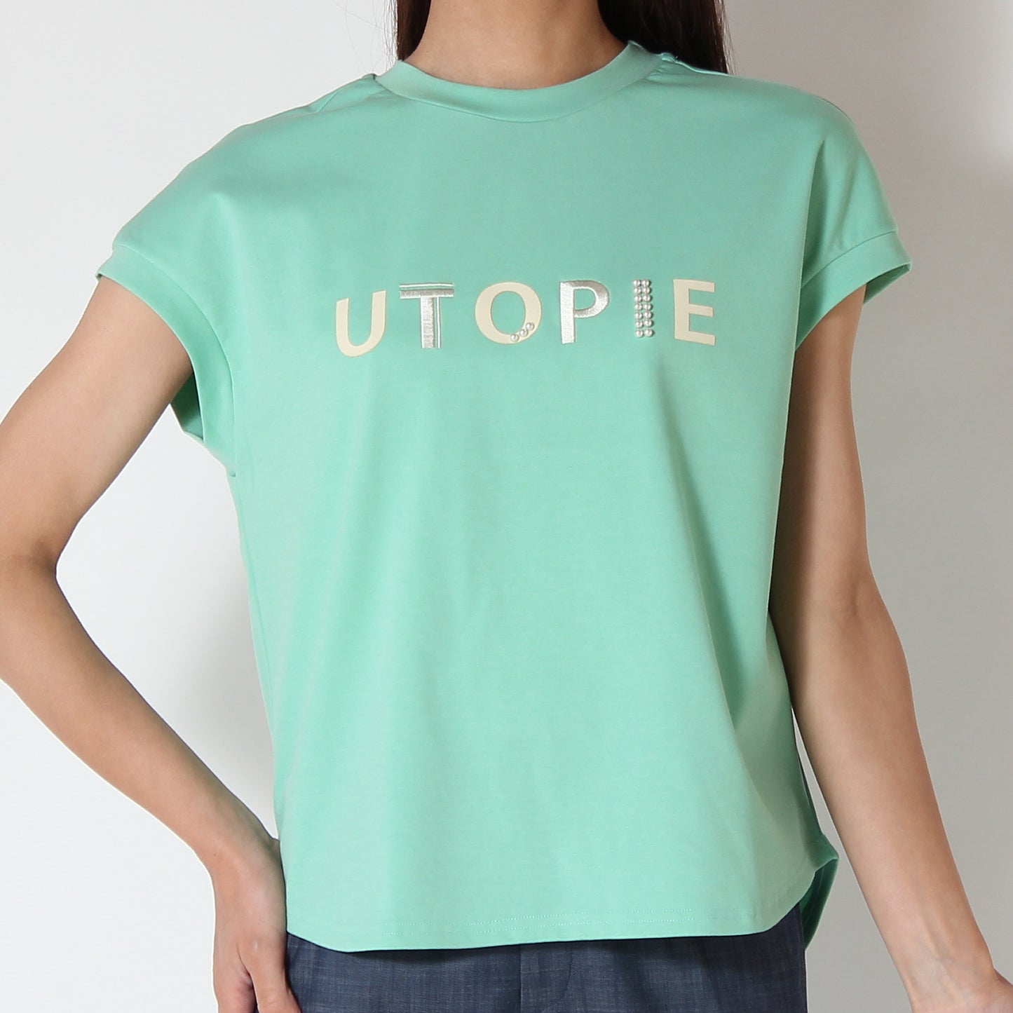 UTOPIEロゴパールTシャツ 7311010
