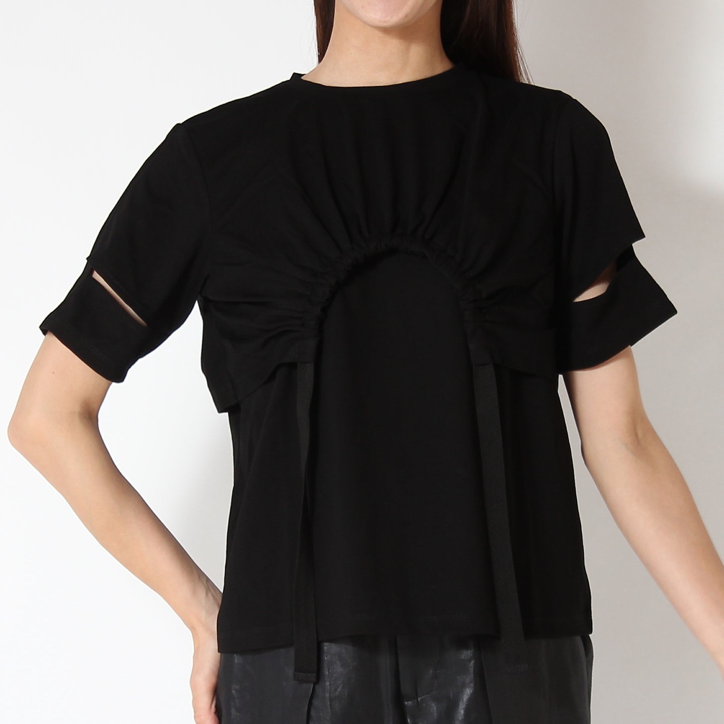 ドローストリングTシャツ 1232-08025