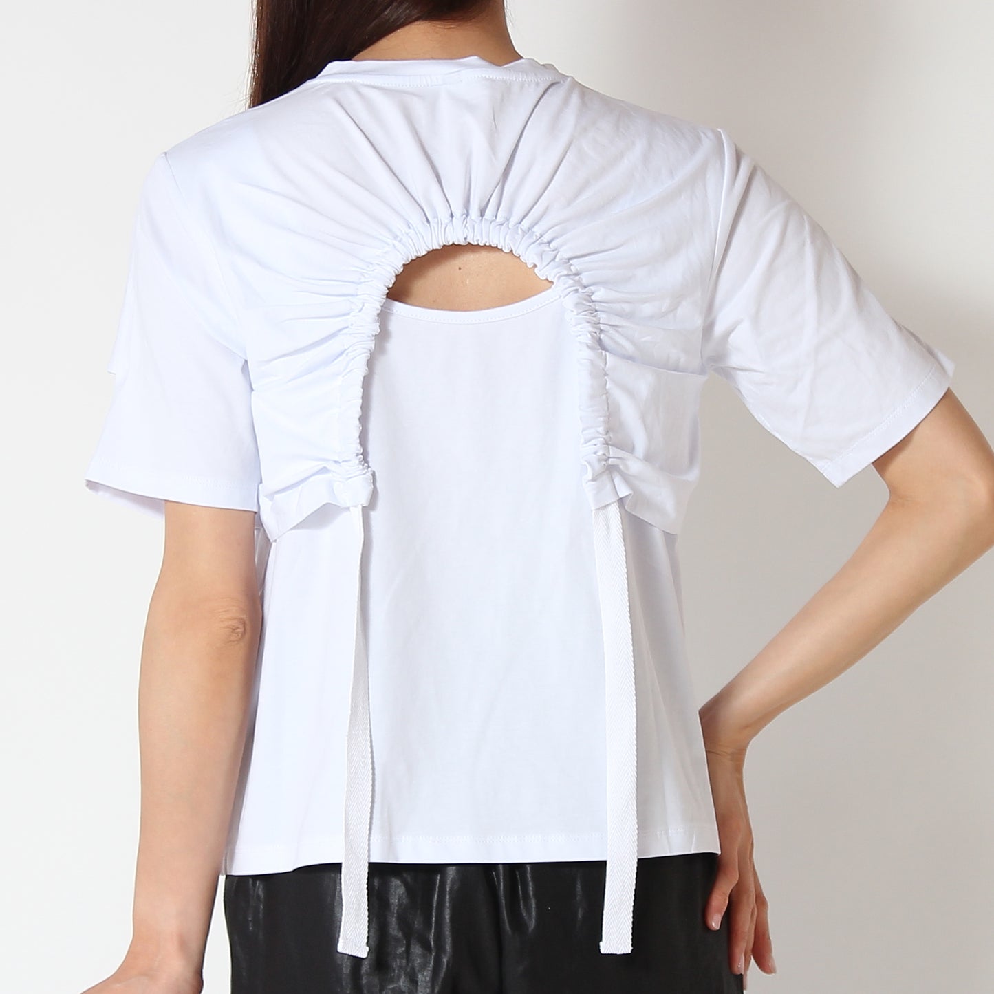 ドローストリングTシャツ 1232-08025