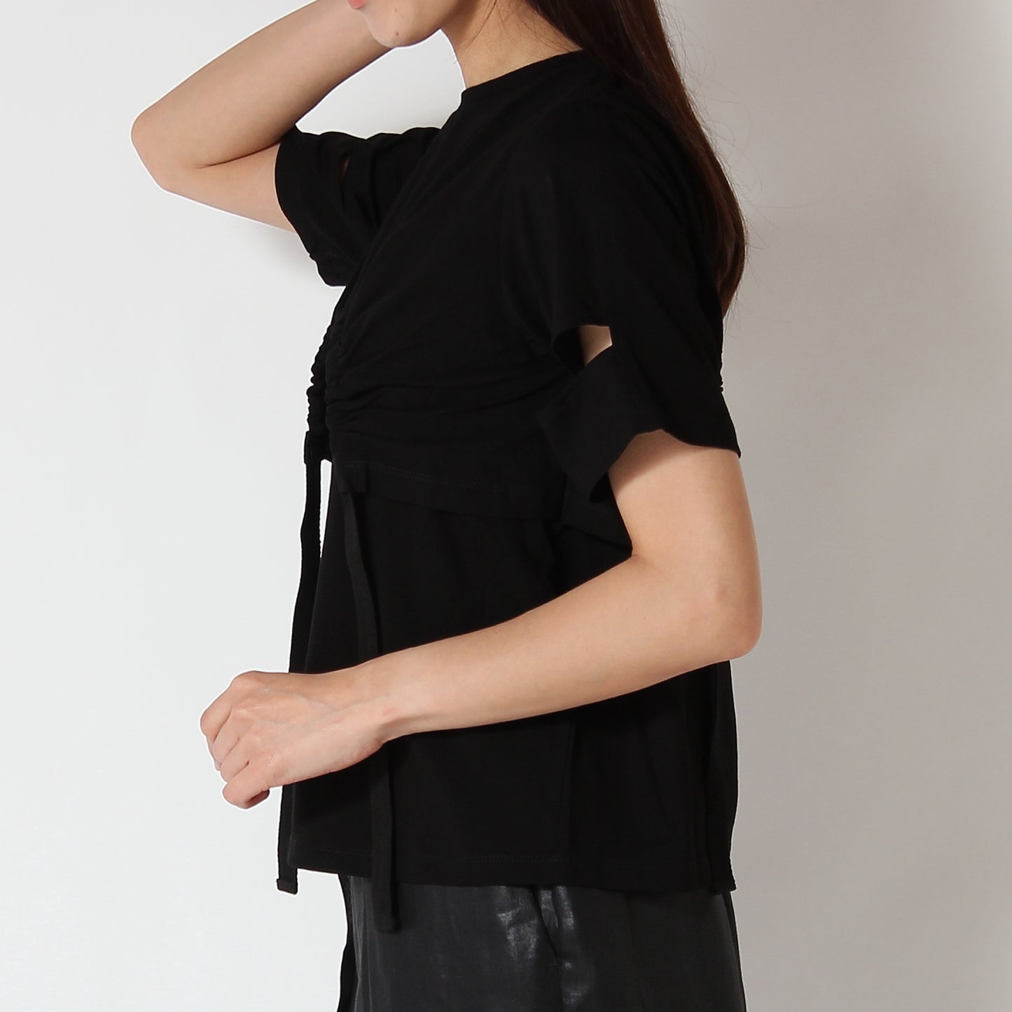ドローストリングTシャツ 1232-08025
