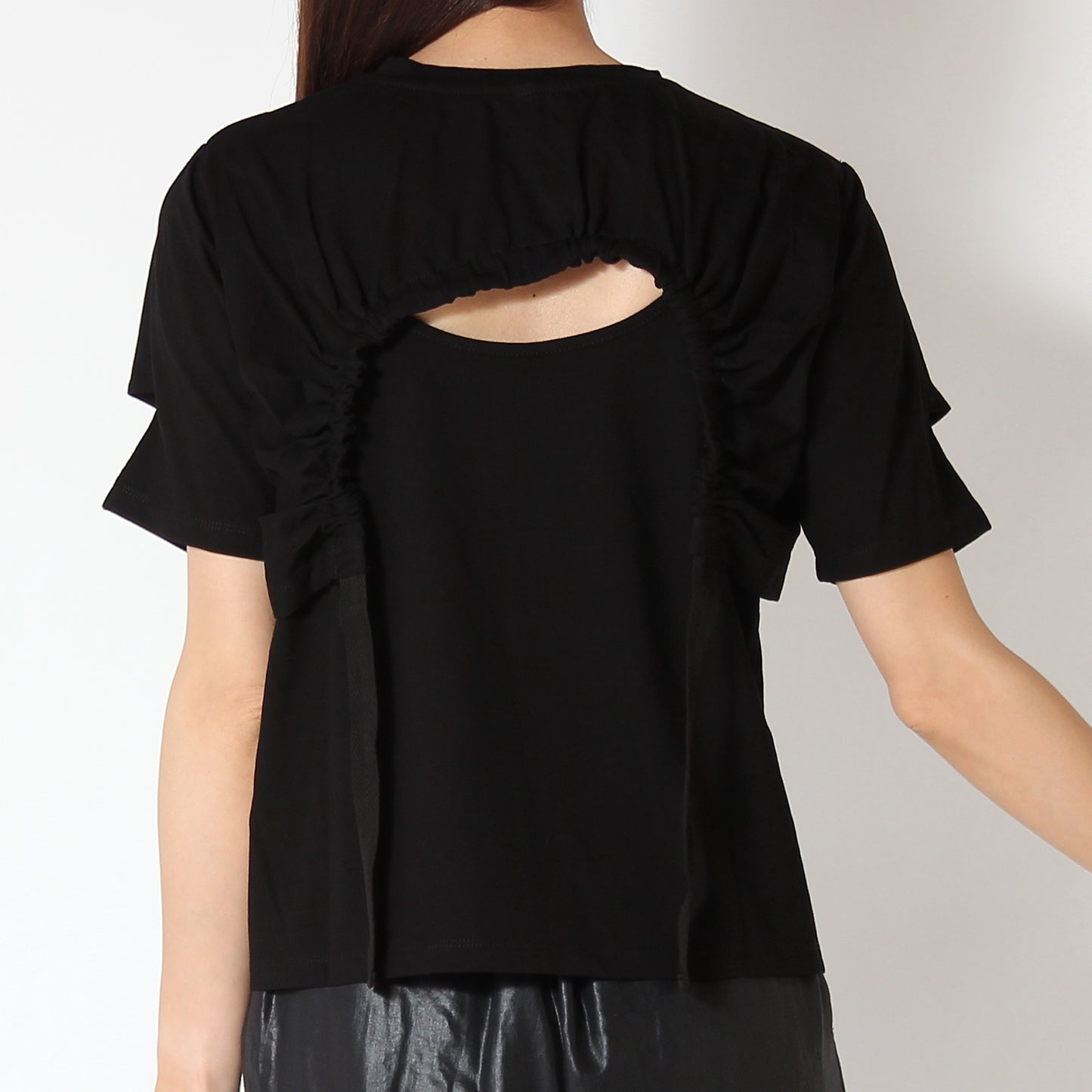 ドローストリングTシャツ 1232-08025