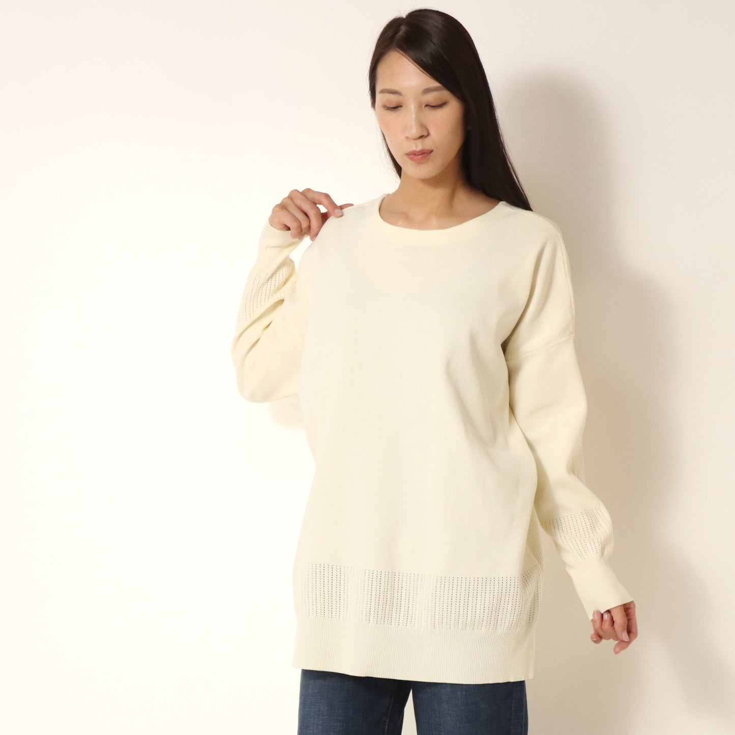 チュニックニットプルオーバー 235LA022