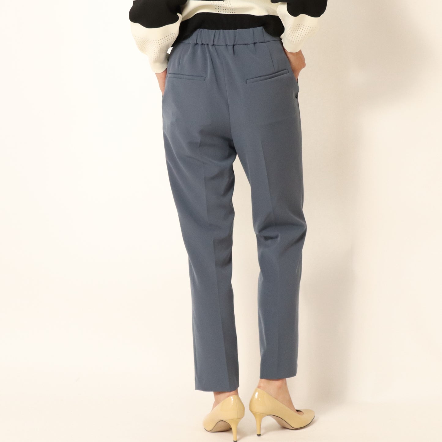 ダブルクロス2WAYストレッチペンシルスリットパンツ J4456A-23