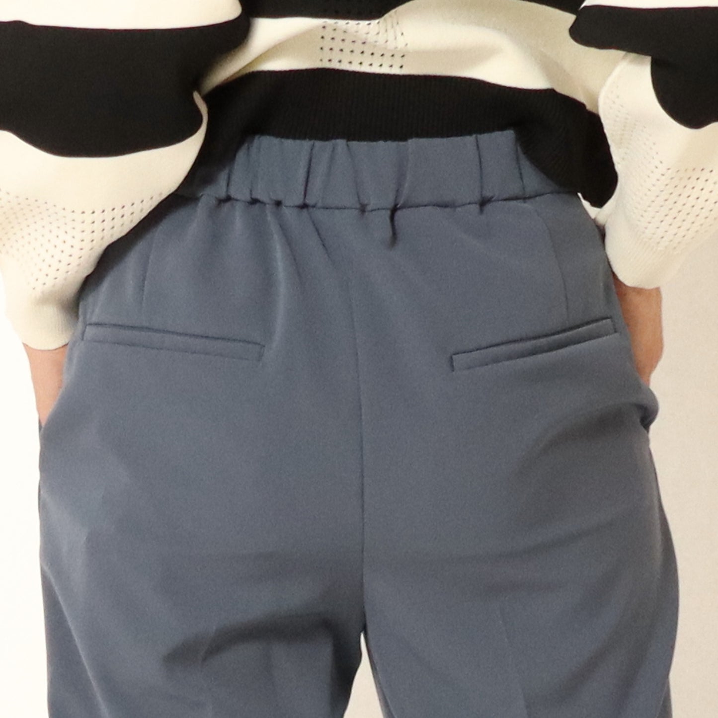 ダブルクロス2WAYストレッチペンシルスリットパンツ J4456A-23