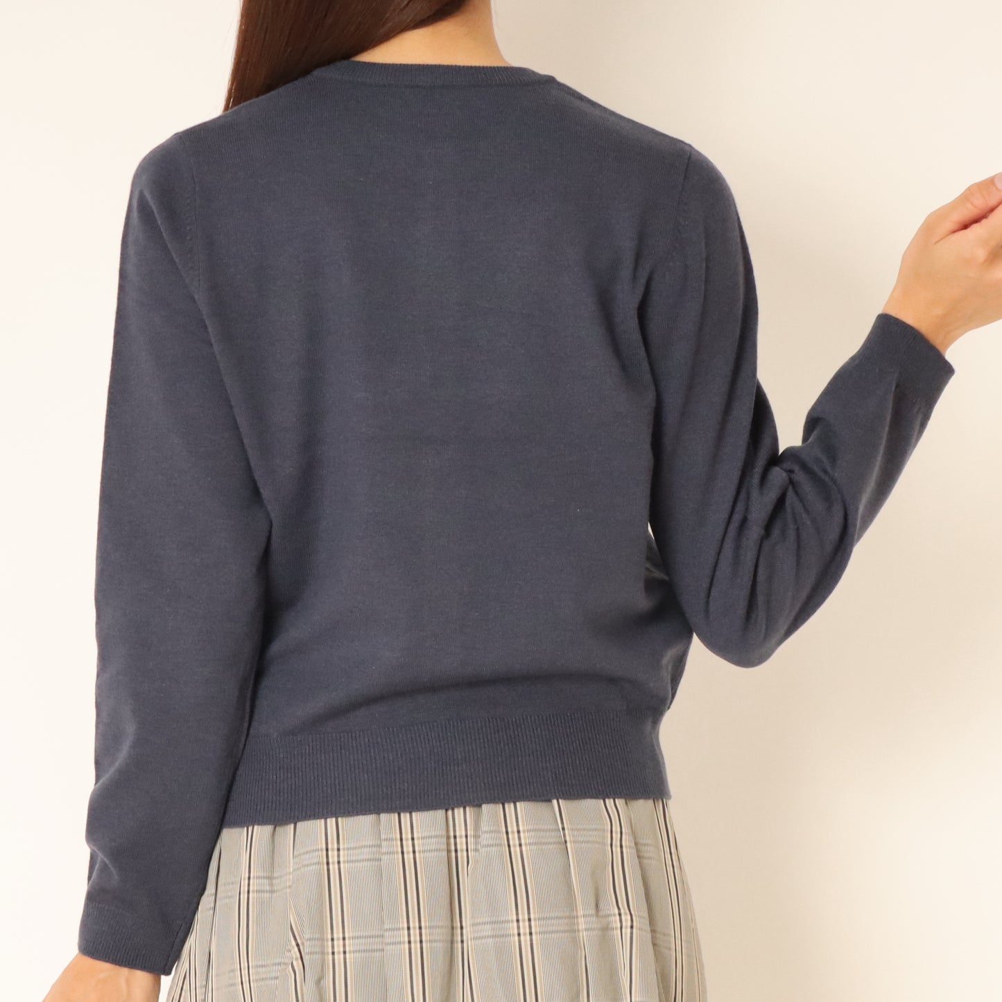 カラーニットカーディガン332912l