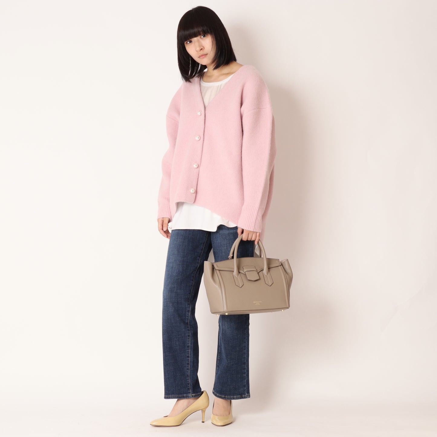 パールロングカーディガン35295025