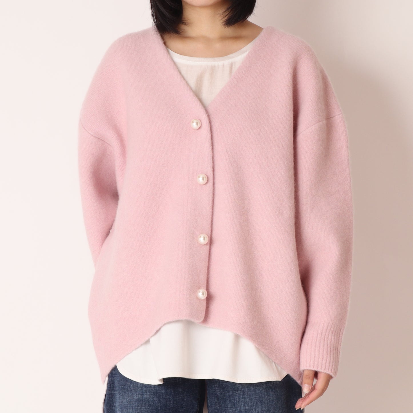 パールロングカーディガン35295025