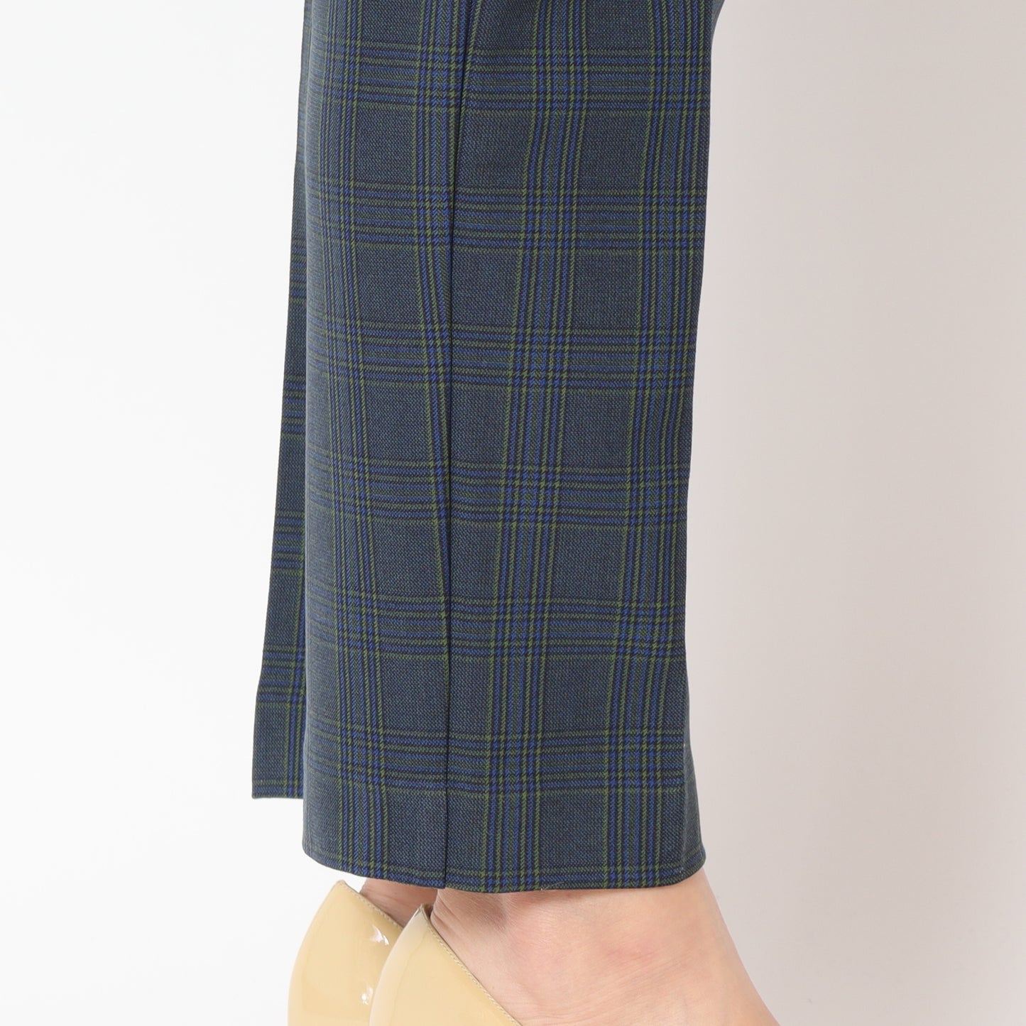 センタープレスチェックパンツ35226533