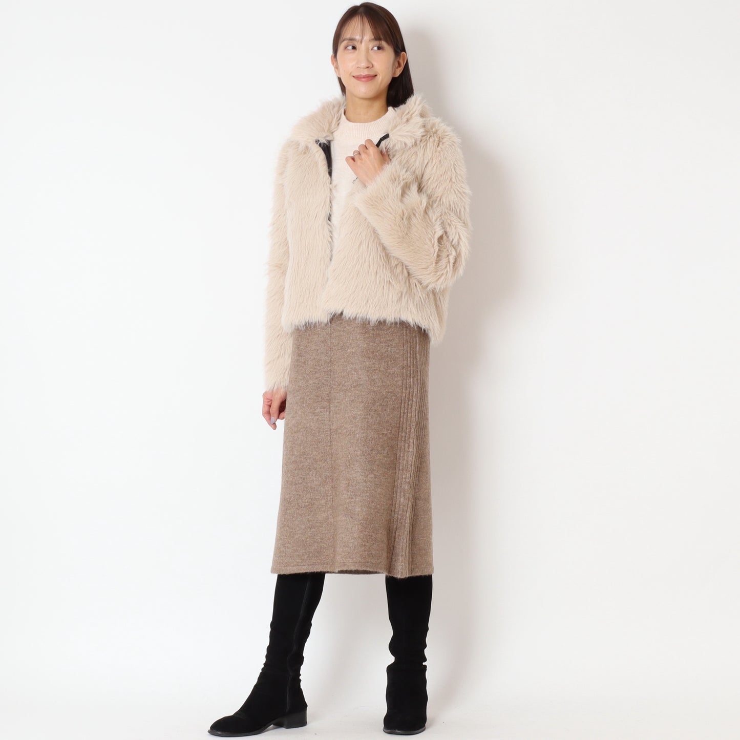エコファーショートジャケット53234101912