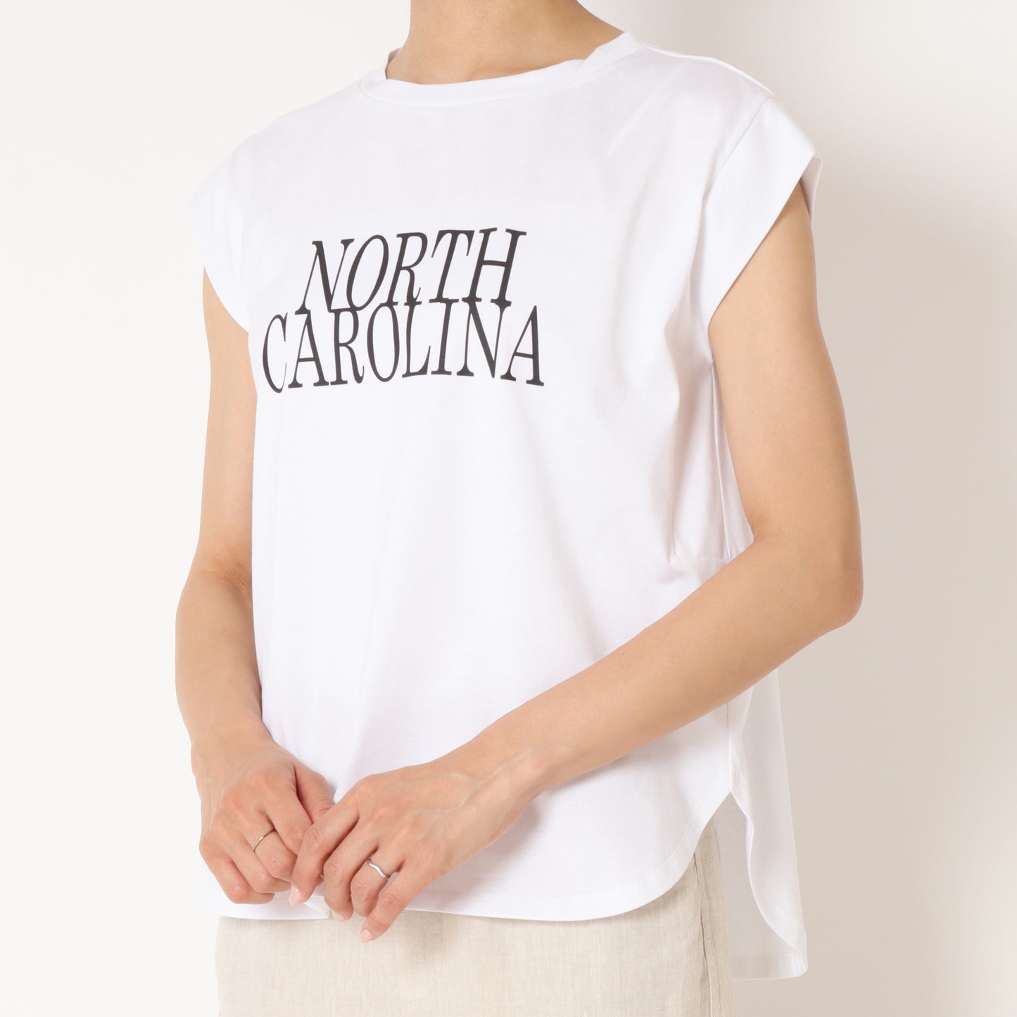 ノースリーブロゴTシャツ 80242302