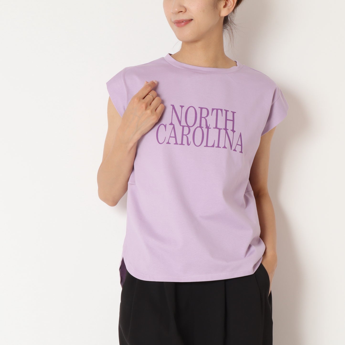 ノースリーブロゴTシャツ 80242302