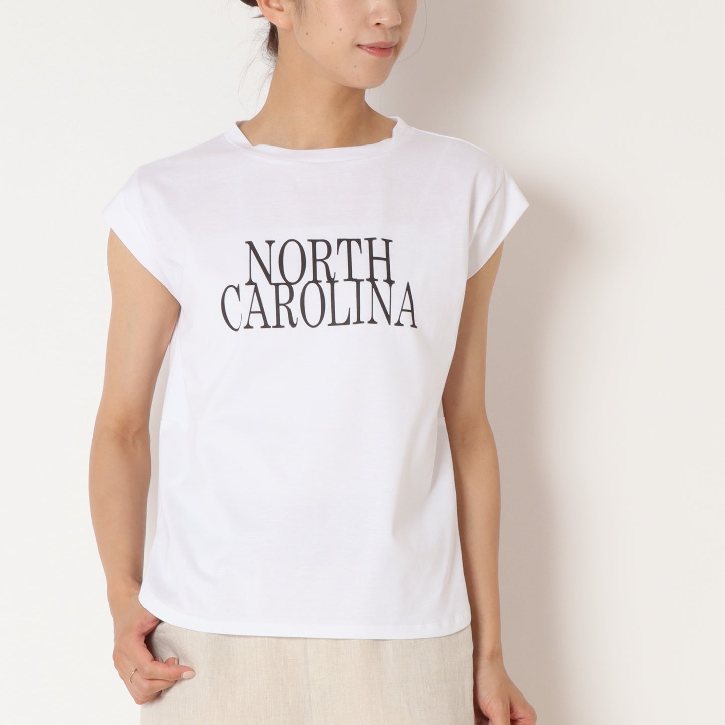 ノースリーブロゴTシャツ 80242302