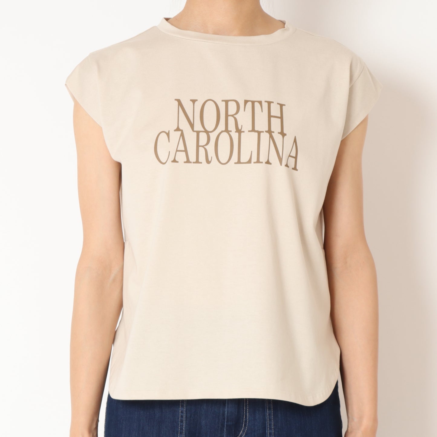 ノースリーブロゴTシャツ 80242302