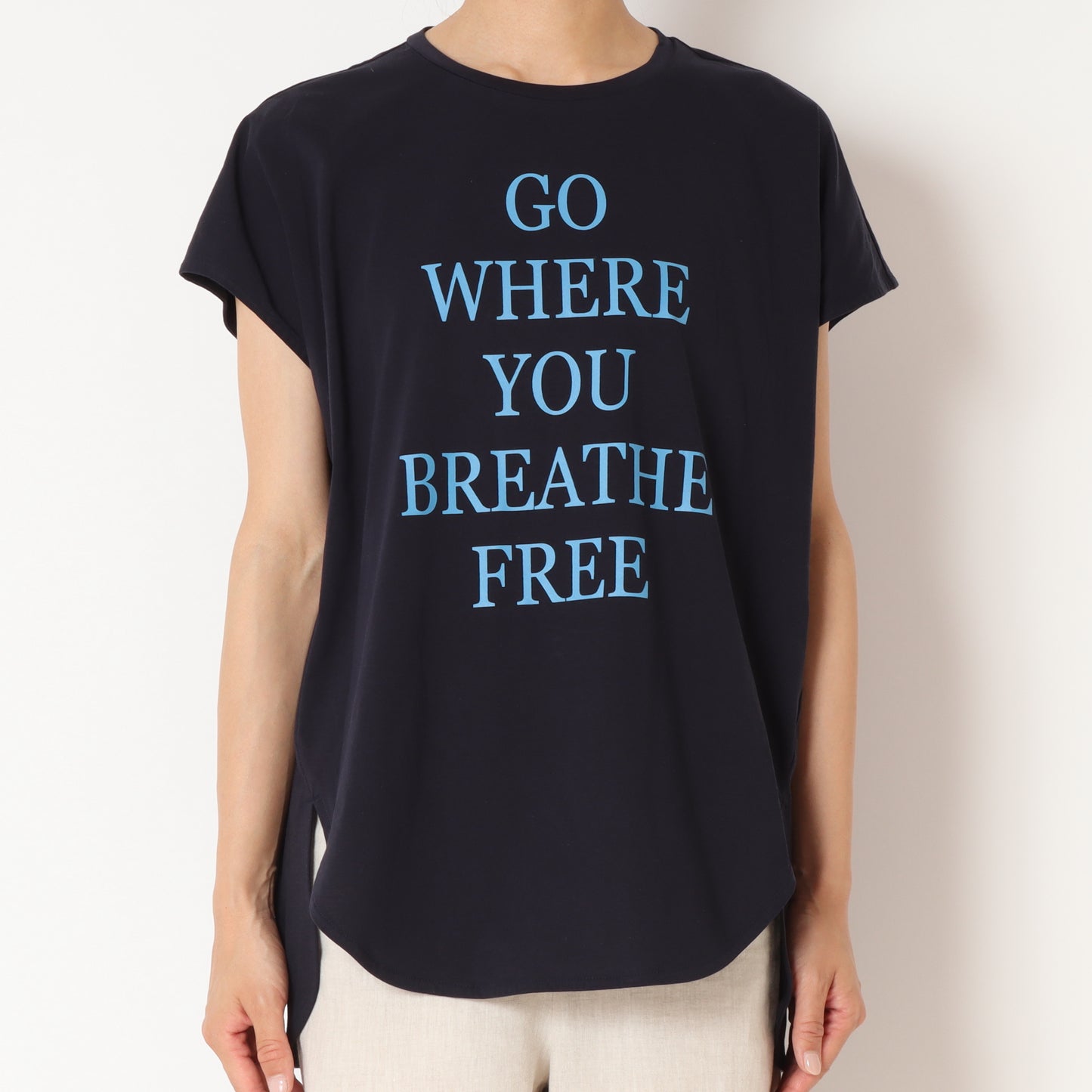 フレンチスリーブロゴTシャツ 80242364