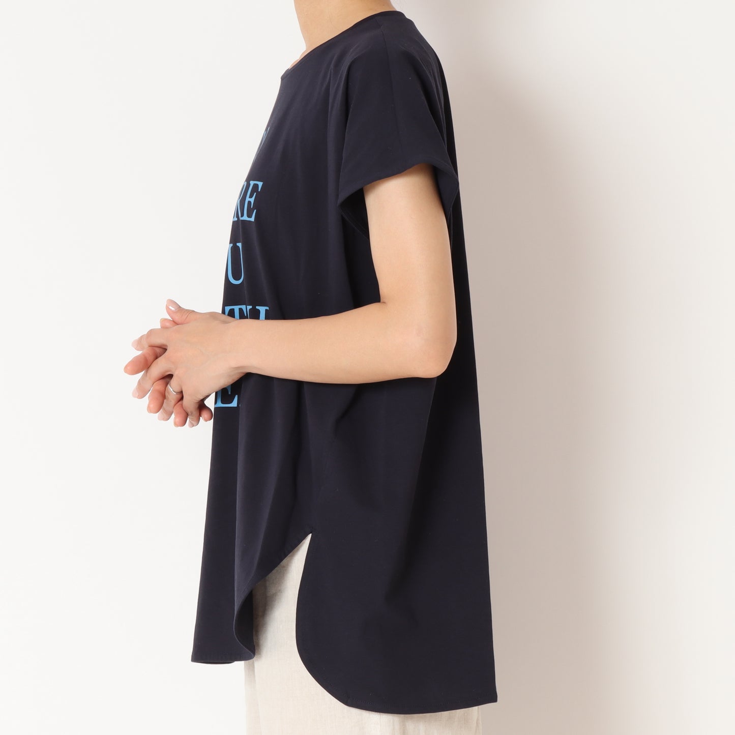 フレンチスリーブロゴTシャツ 80242364