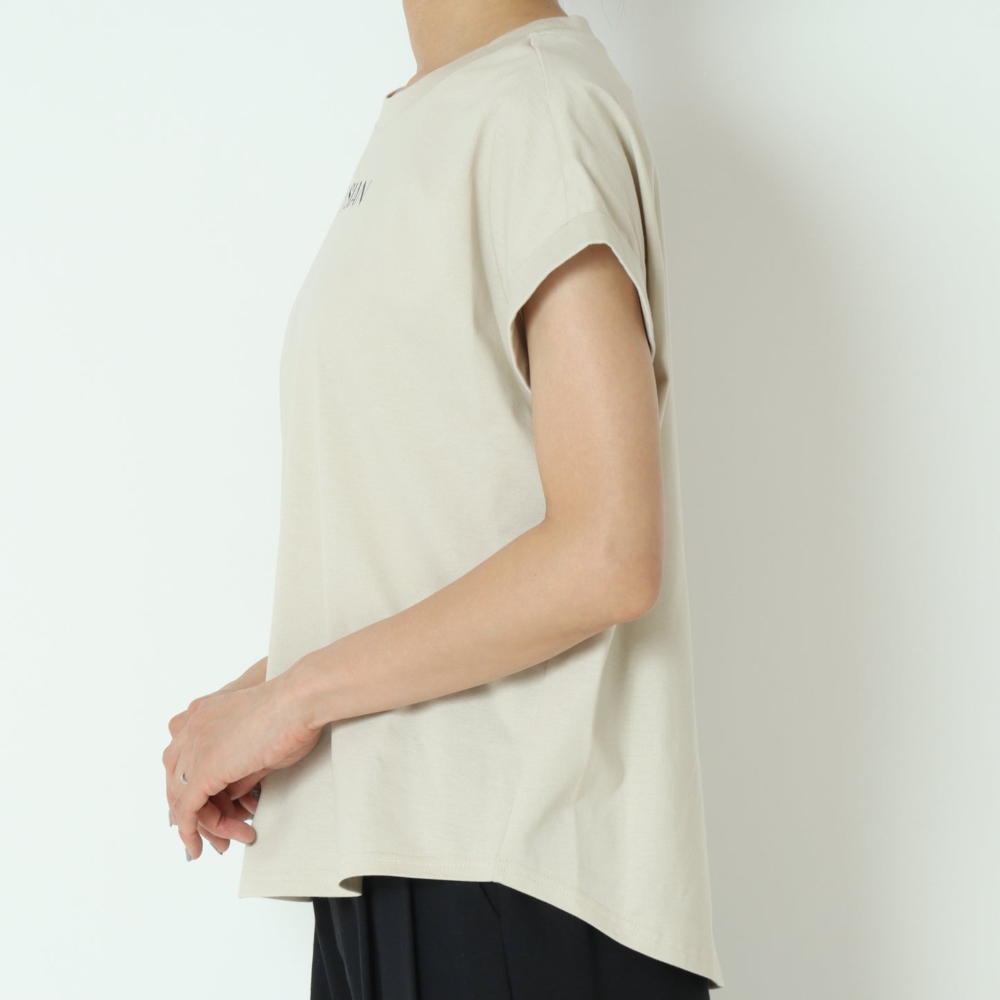 シンプルロゴフレンチTシャツ 80242301