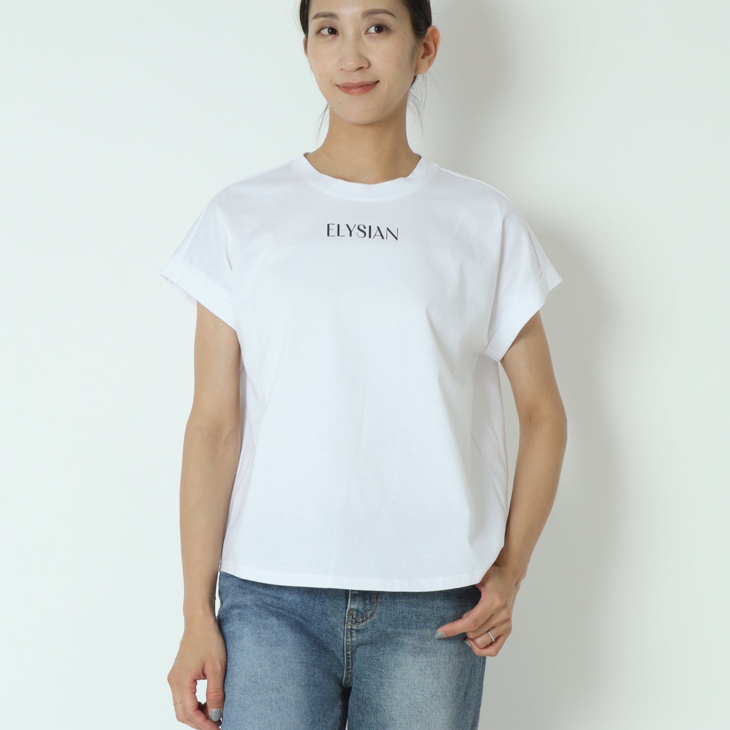 シンプルロゴフレンチTシャツ 80242301