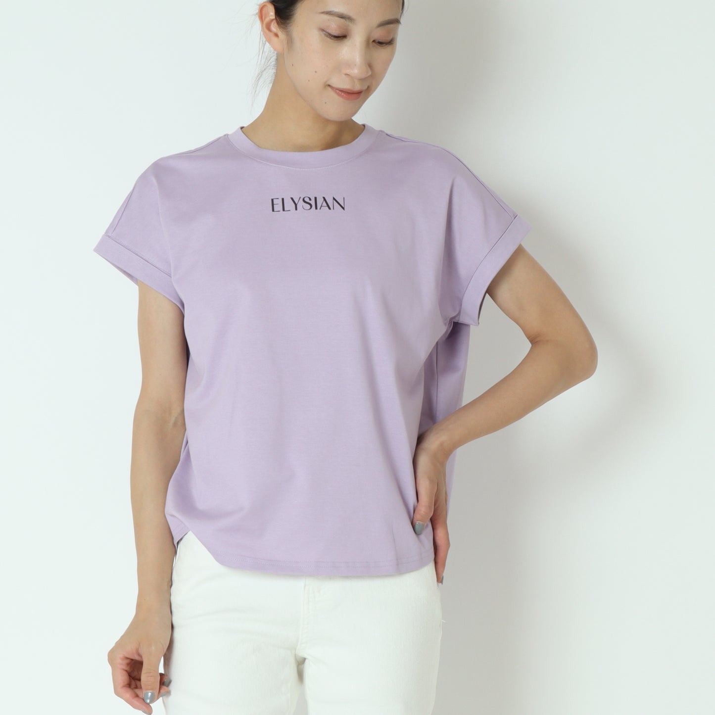 シンプルロゴフレンチTシャツ 80242301