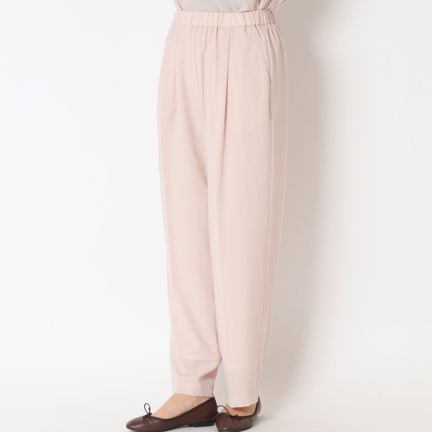 マットサテンタックパンツ P41041IT