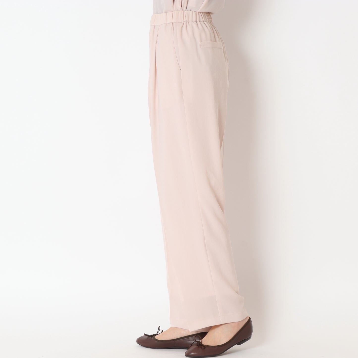 マットサテンタックパンツ P41041IT