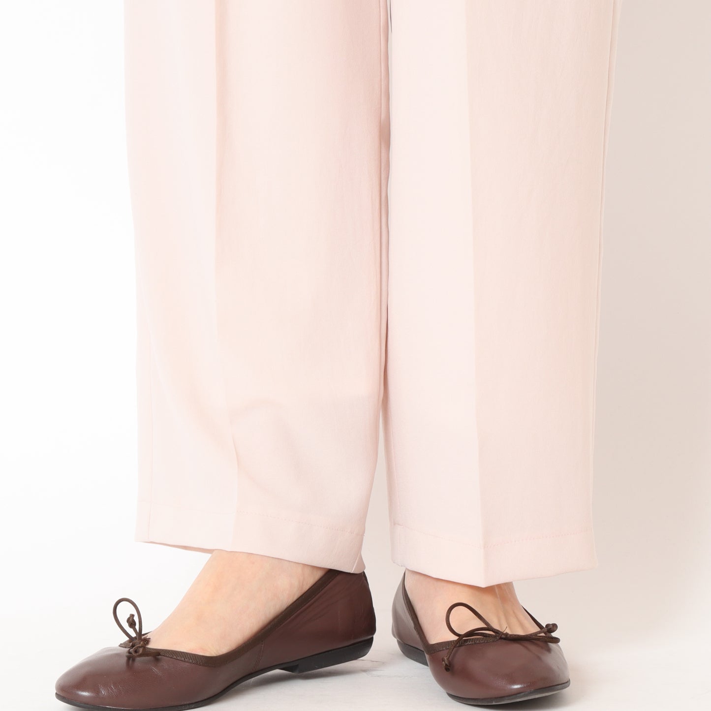 マットサテンタックパンツ P41041IT