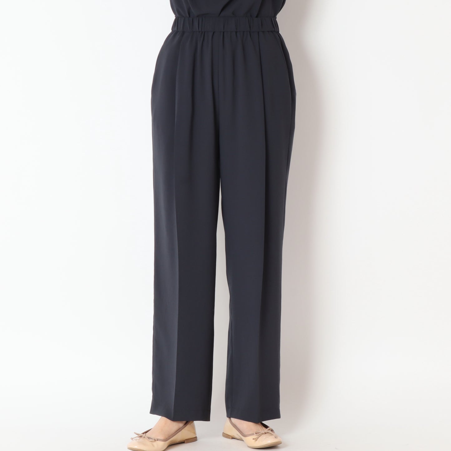 マットサテンタックパンツ P41041IT
