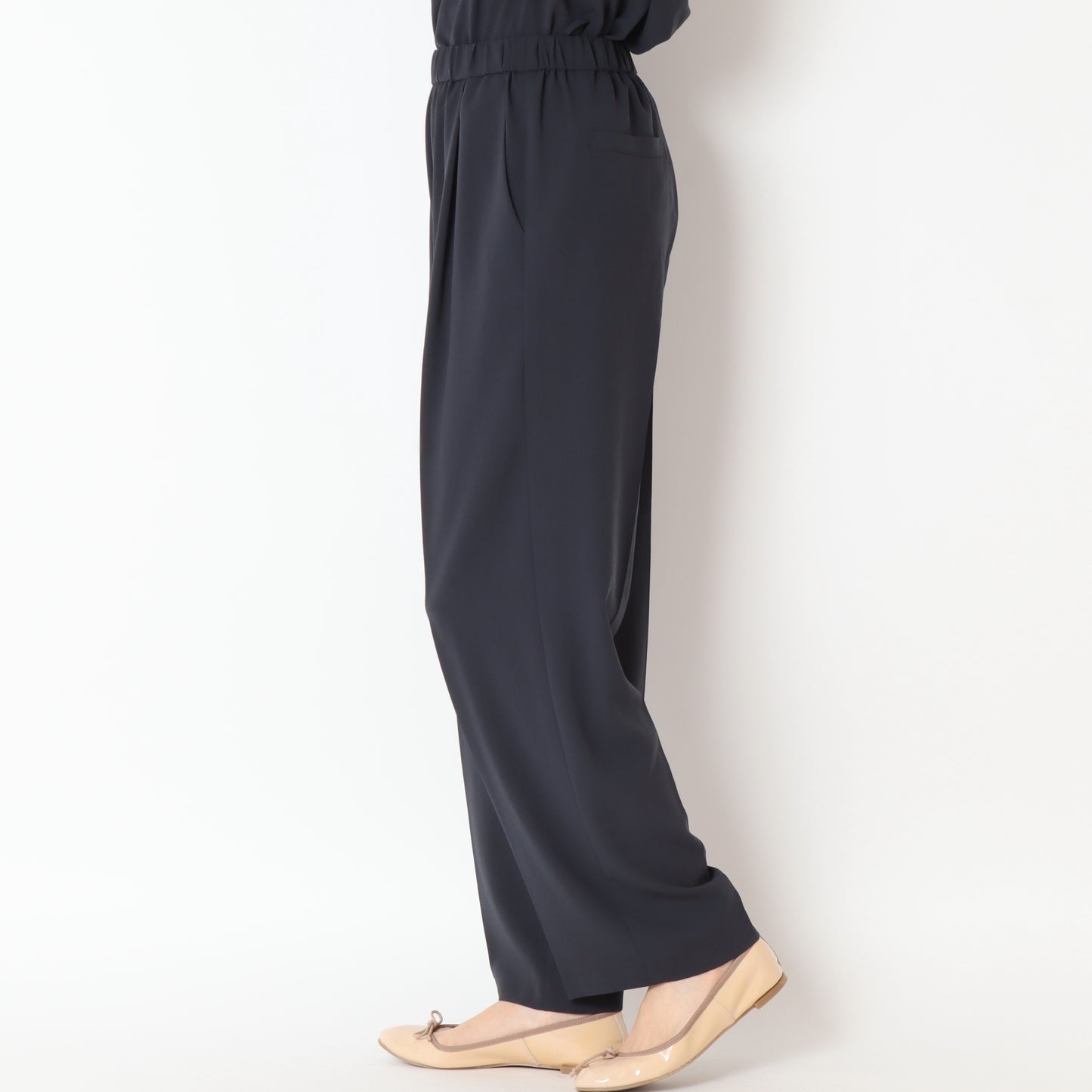 マットサテンタックパンツ P41041IT