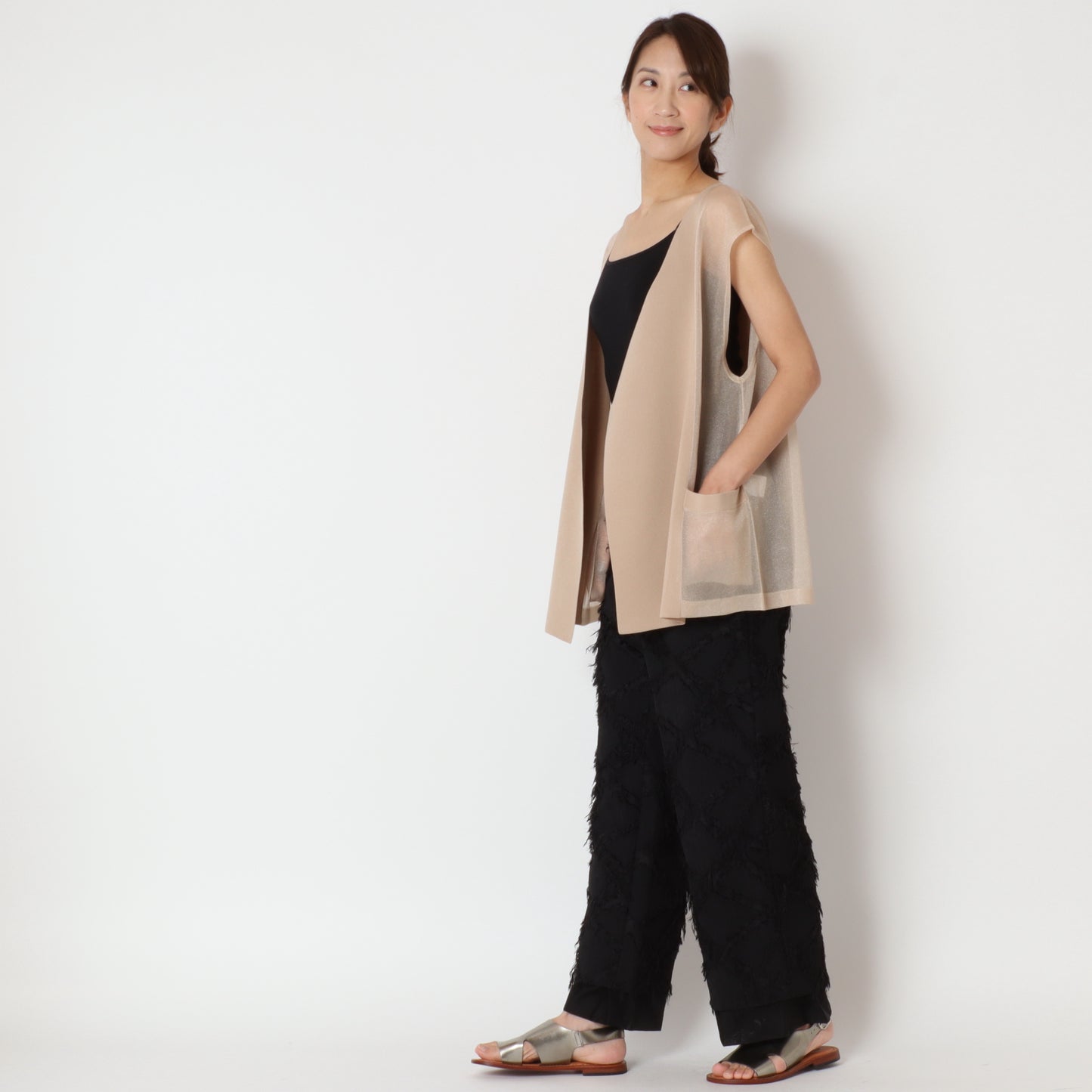 シアーニットトッパージレ 9541-133LA