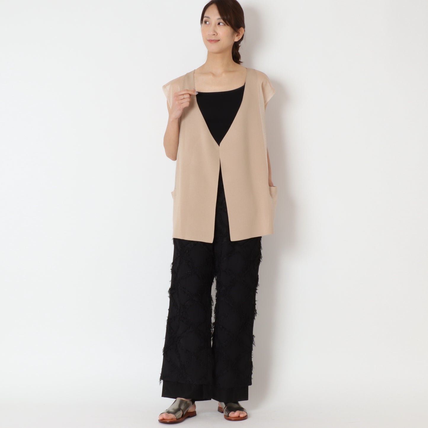 シアーニットトッパージレ 9541-133LA