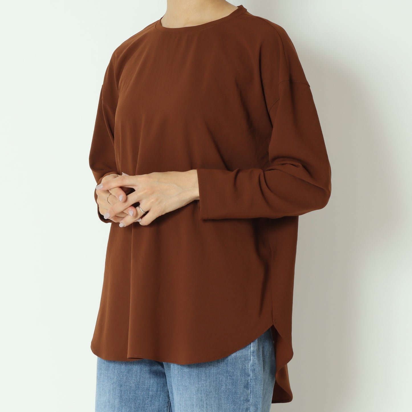 ストレッチシフォンブラウス 80990214