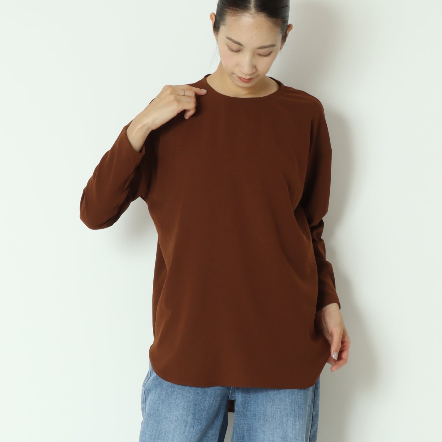 ストレッチシフォンブラウス 80990214