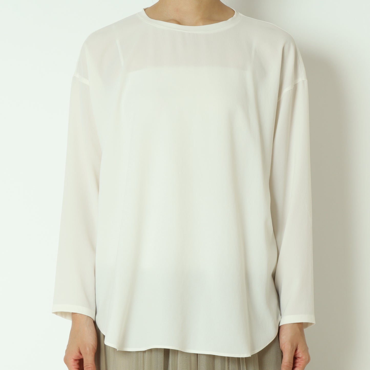 ストレッチシフォンブラウス 80990214
