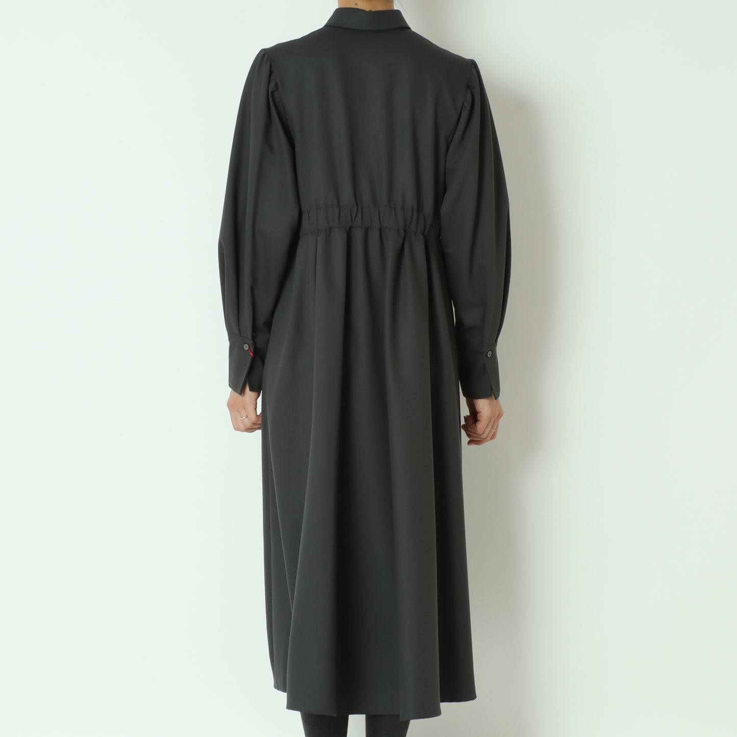 フレアロングシャツワンピース 80243133