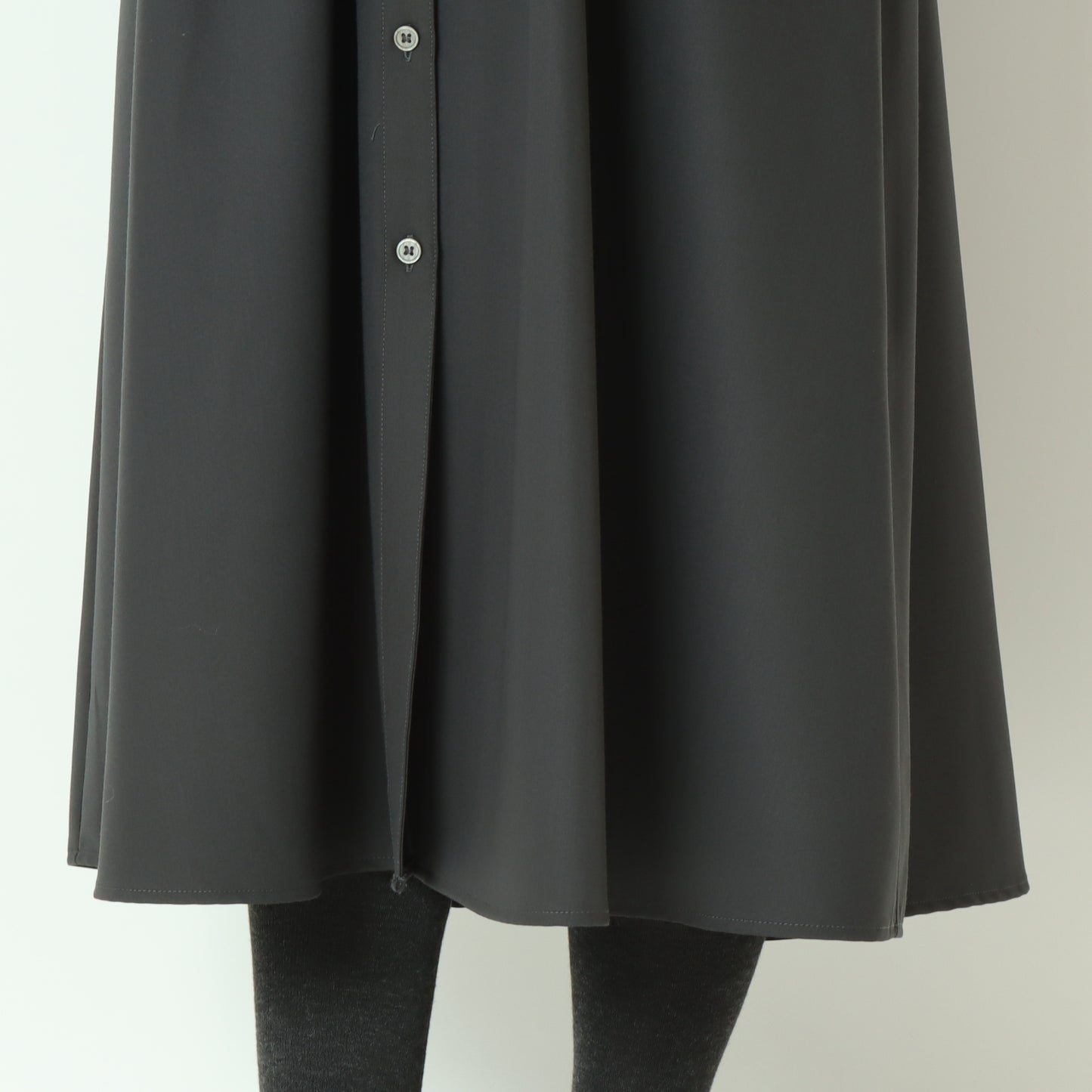 フレアロングシャツワンピース 80243133