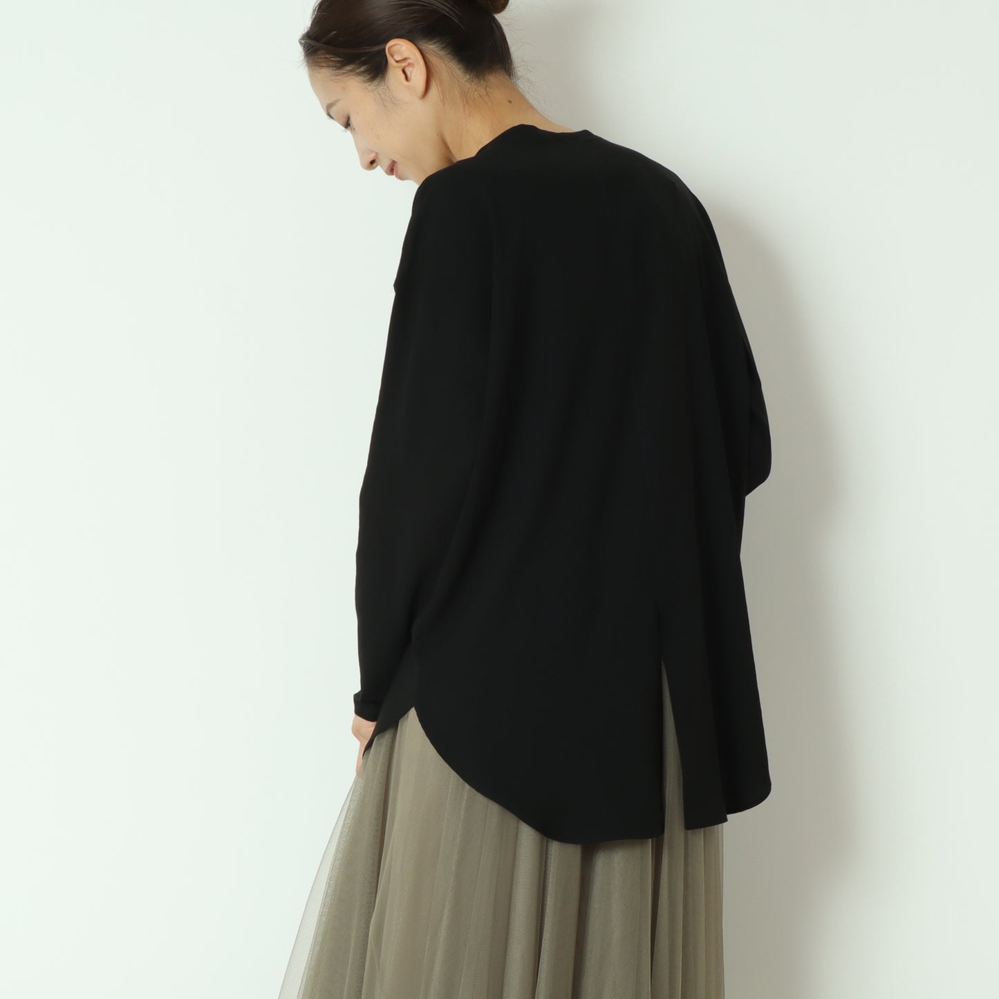 ストレッチシフォンブラウス 80990214