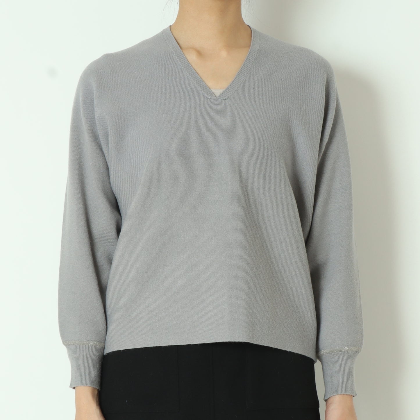 ウォッシャブルカルマネックプルオーバー 245LA0415