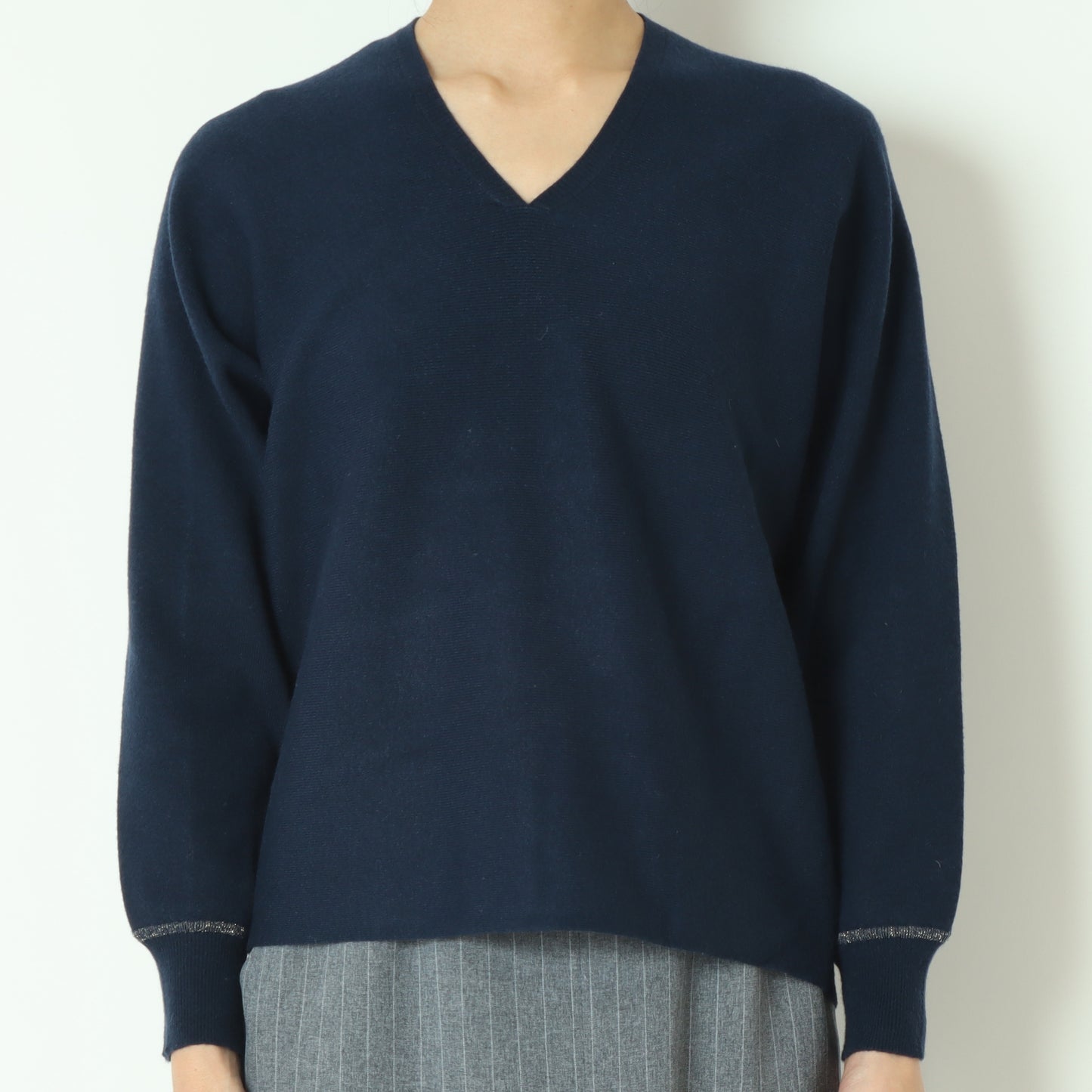 ウォッシャブルカルマネックプルオーバー 245LA0415