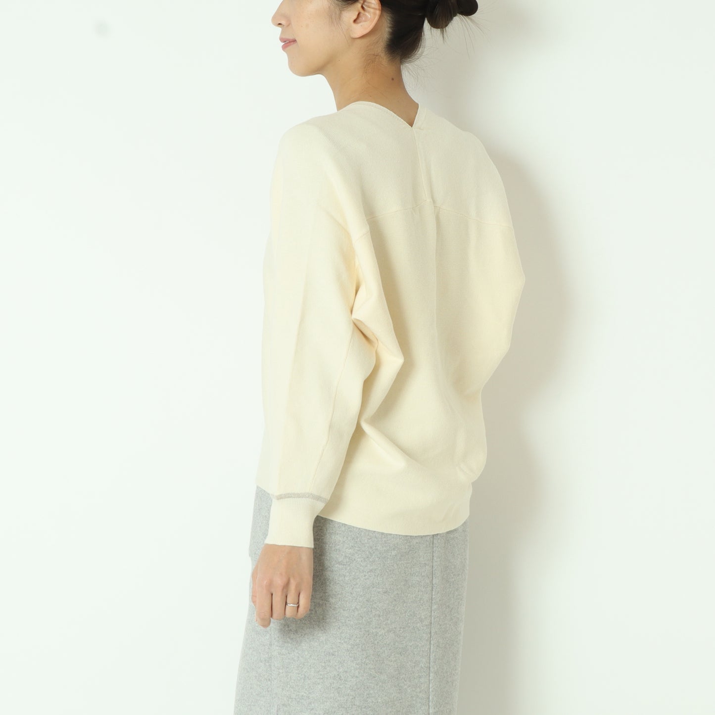 ウォッシャブルカルマネックプルオーバー 245LA0415