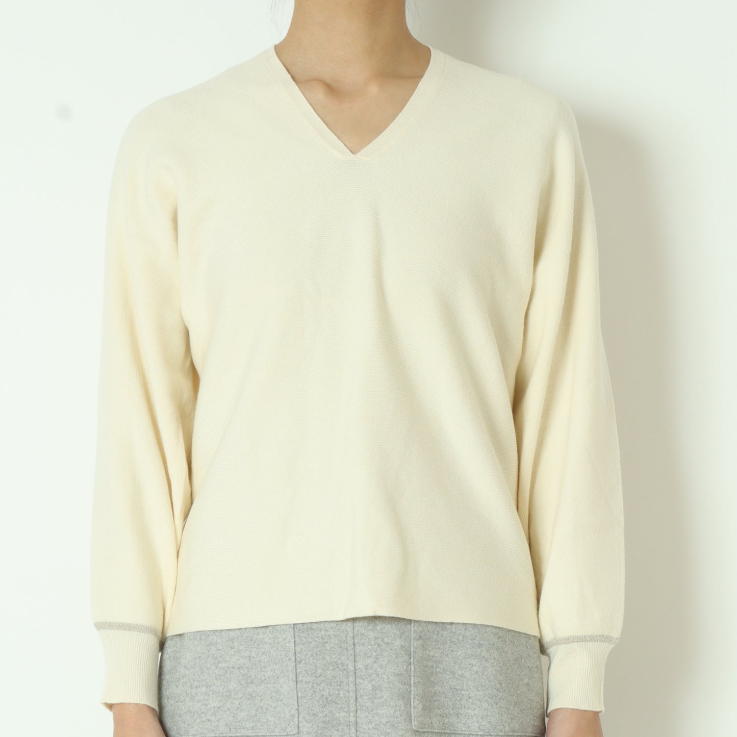 ウォッシャブルカルマネックプルオーバー 245LA0415