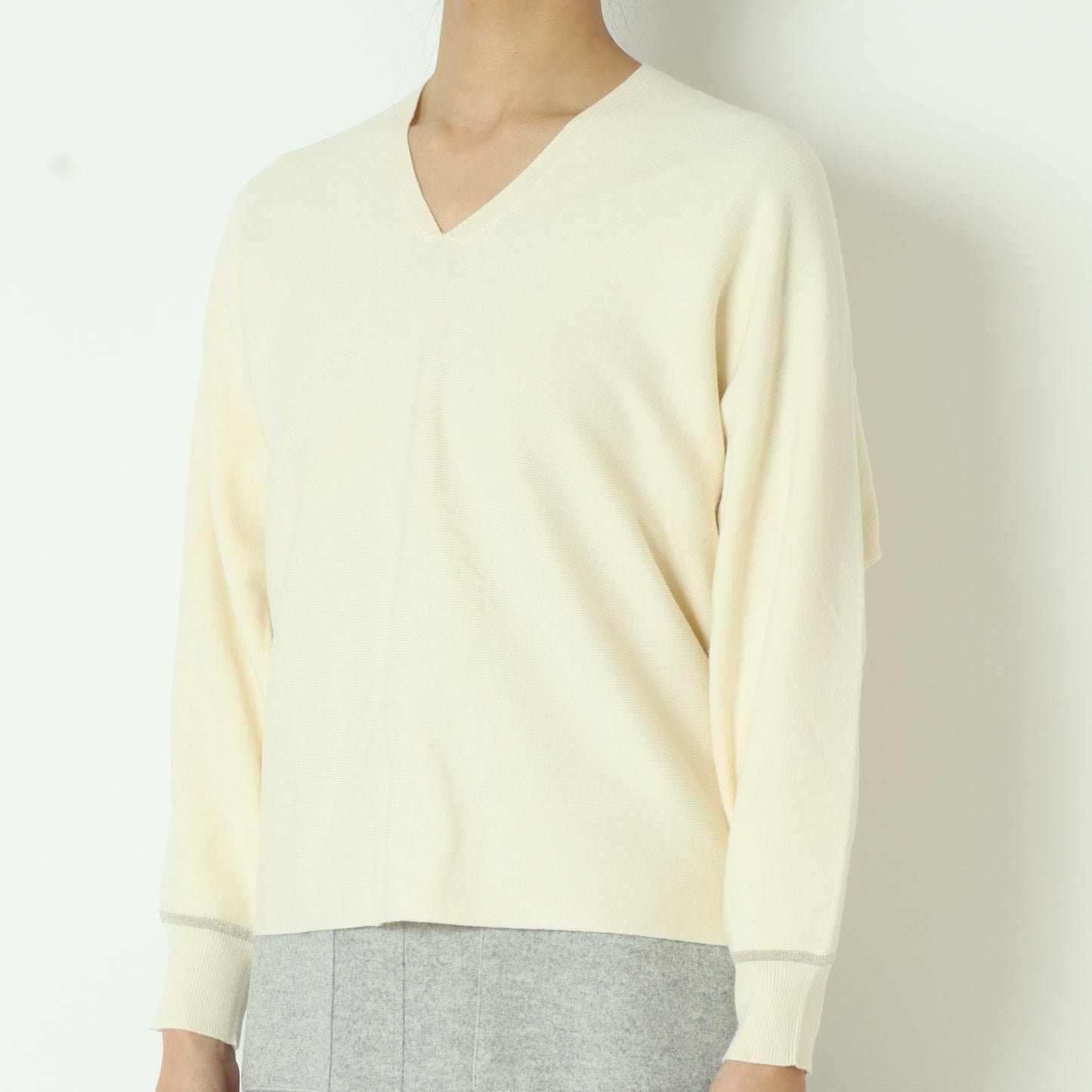 ウォッシャブルカルマネックプルオーバー 245LA0415