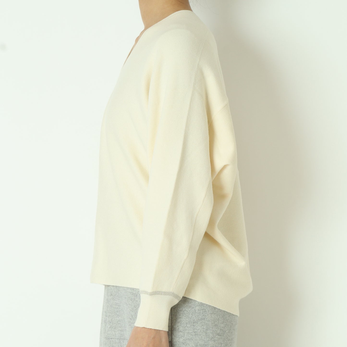 ウォッシャブルカルマネックプルオーバー 245LA0415