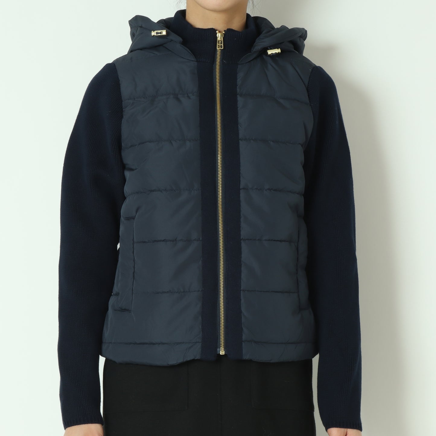 中綿×ニット2WAY切替ジャケット 242WA0519