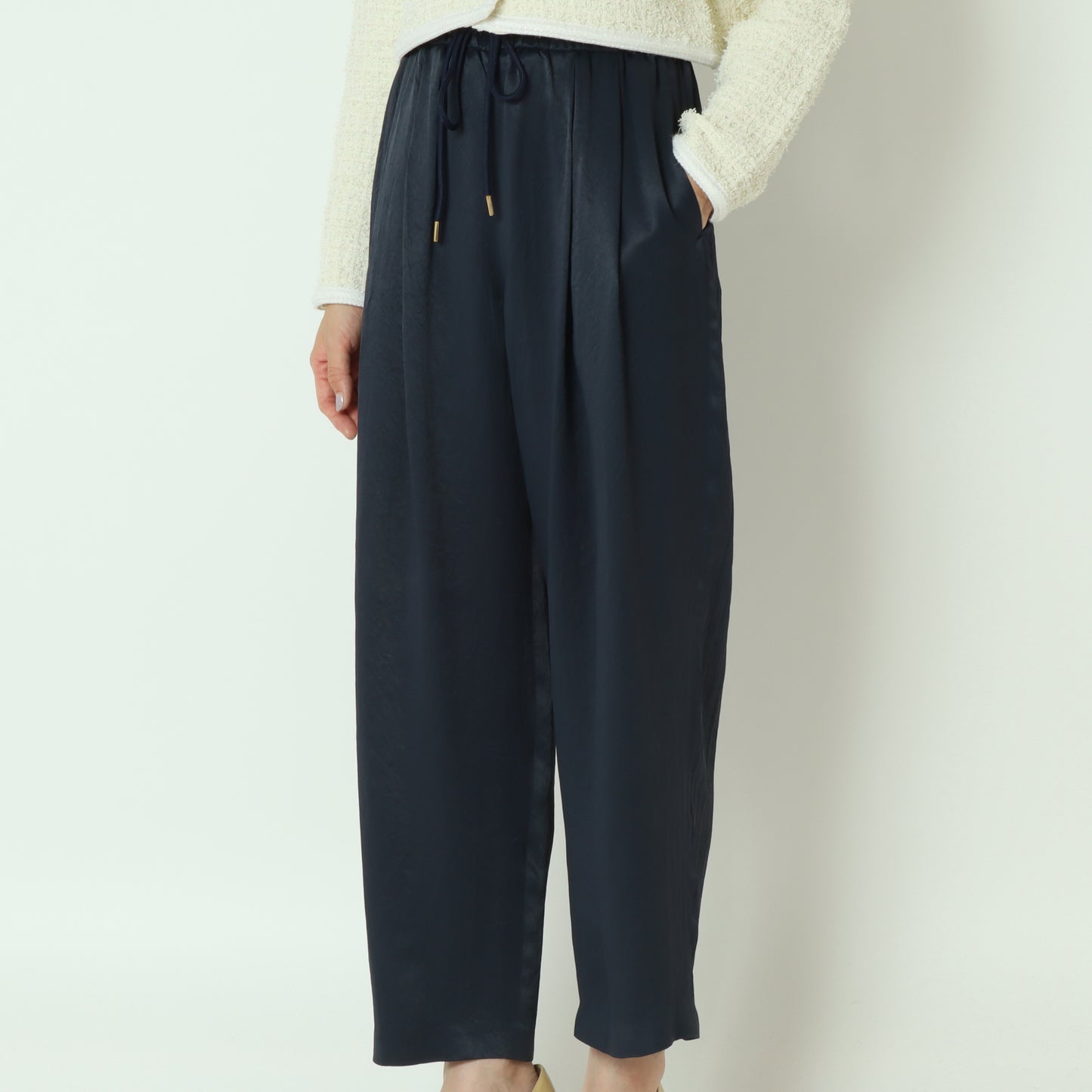 アセテートドロストストレートパンツ J4642A-24
