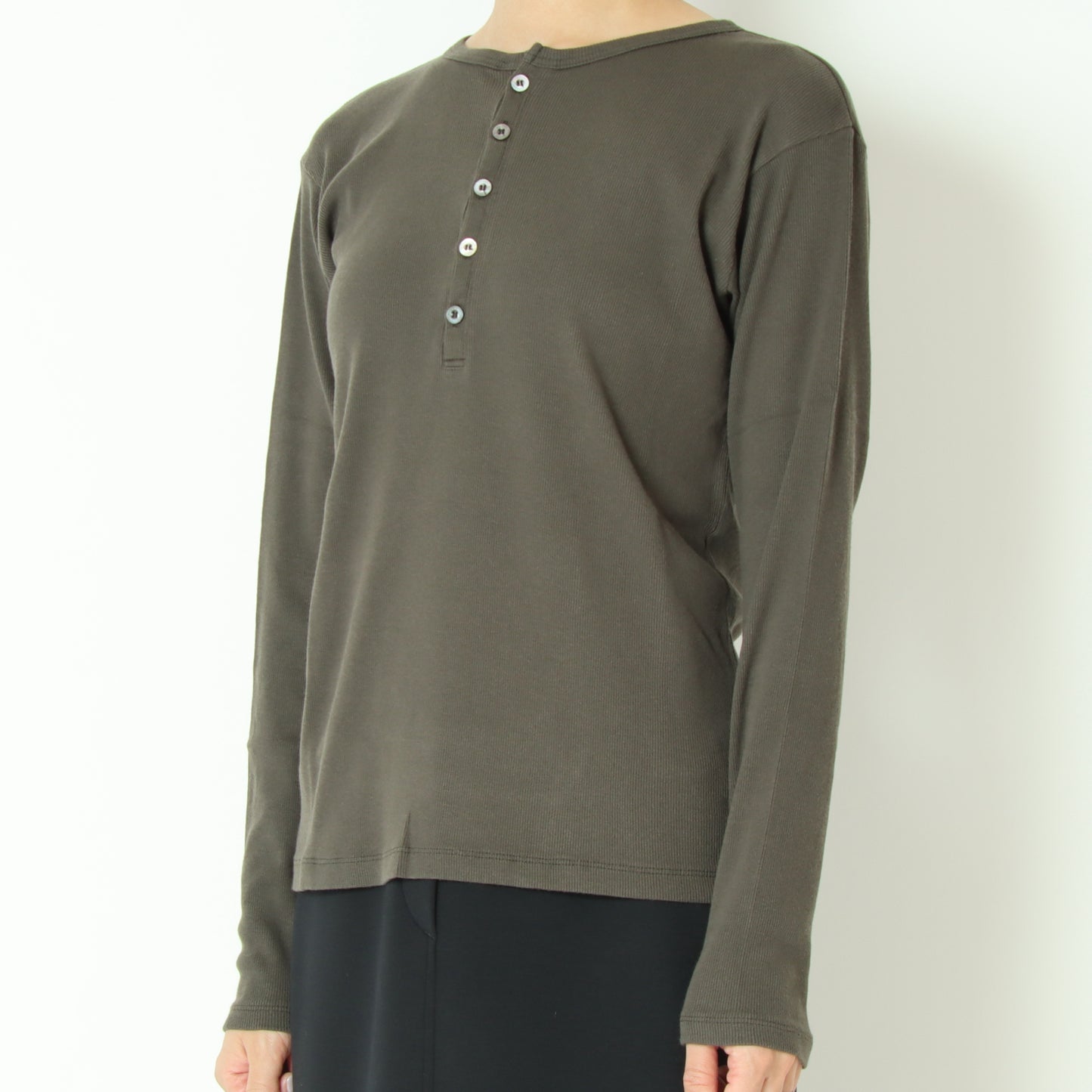 ヘンリーネックロングTシャツ 8441005