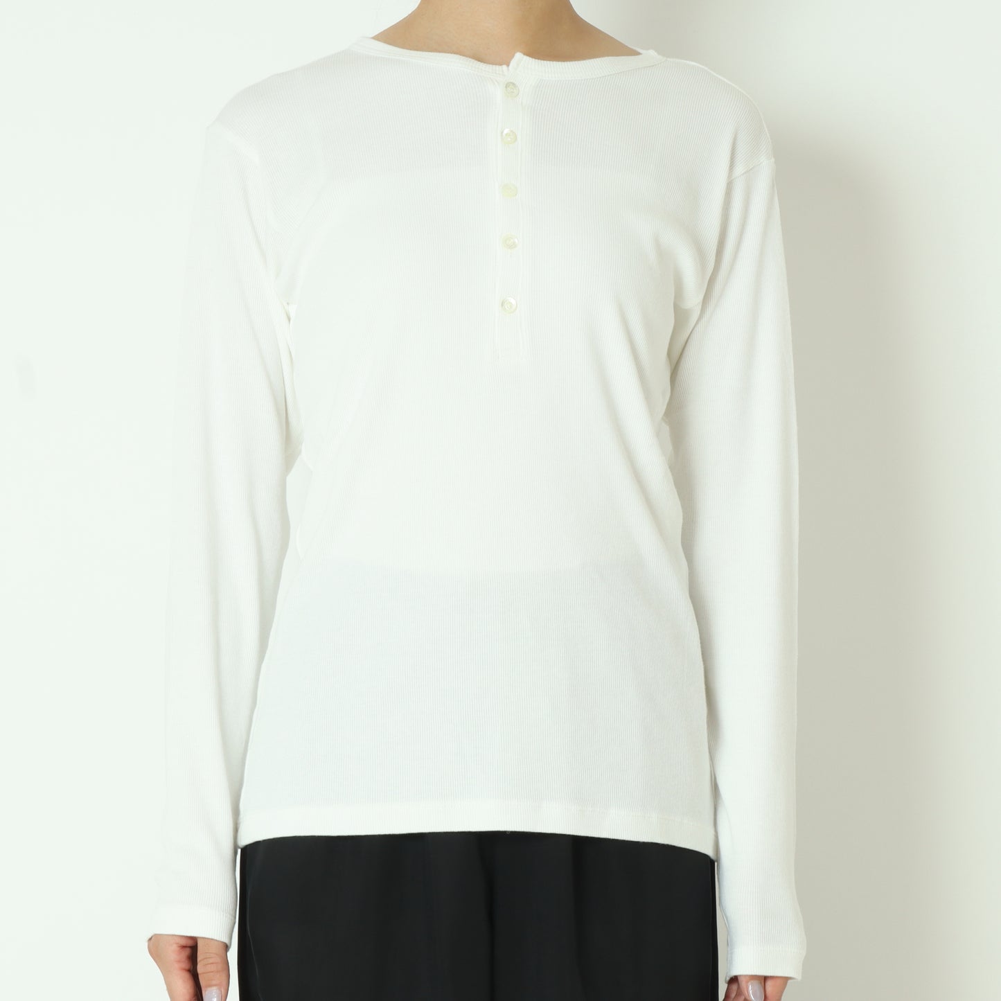 ヘンリーネックロングTシャツ 8441005