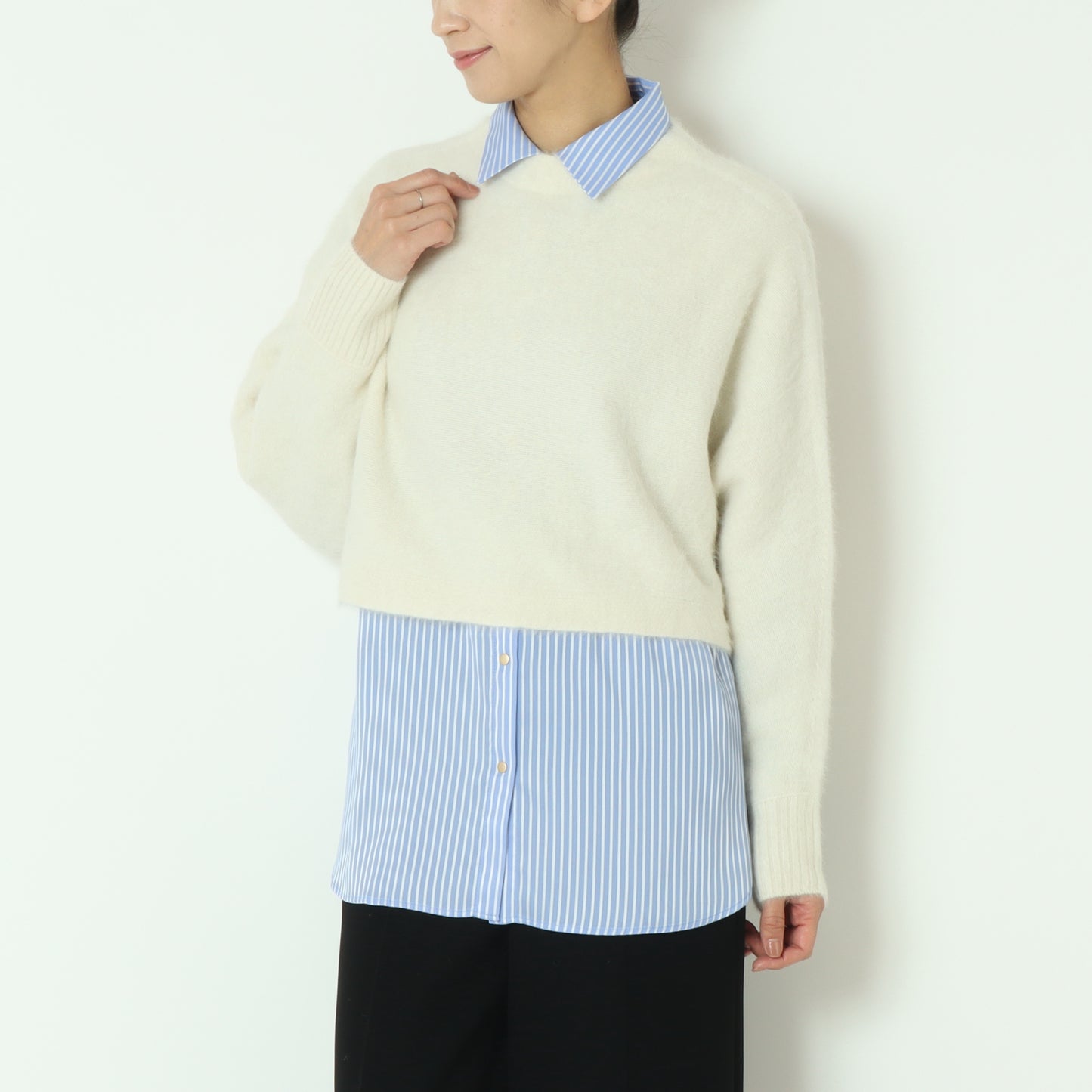 フォックス カシミヤ ニット プルオーバー 431955