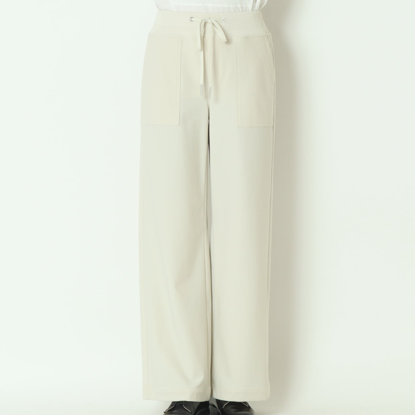 裏起毛ウエストリブワイドパンツ 441601